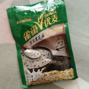 ＃雀巢优麦即食牛奶燕麦片（黑米黑芝麻口味）＃